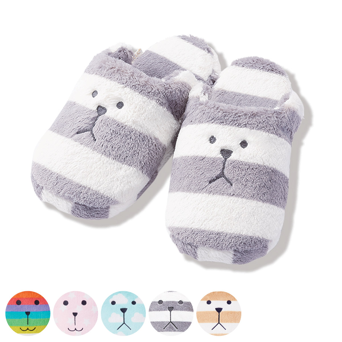CRAFTHOLIC スリッパ 24cm ふわふわ かわいい 手洗い可 （ ルーム