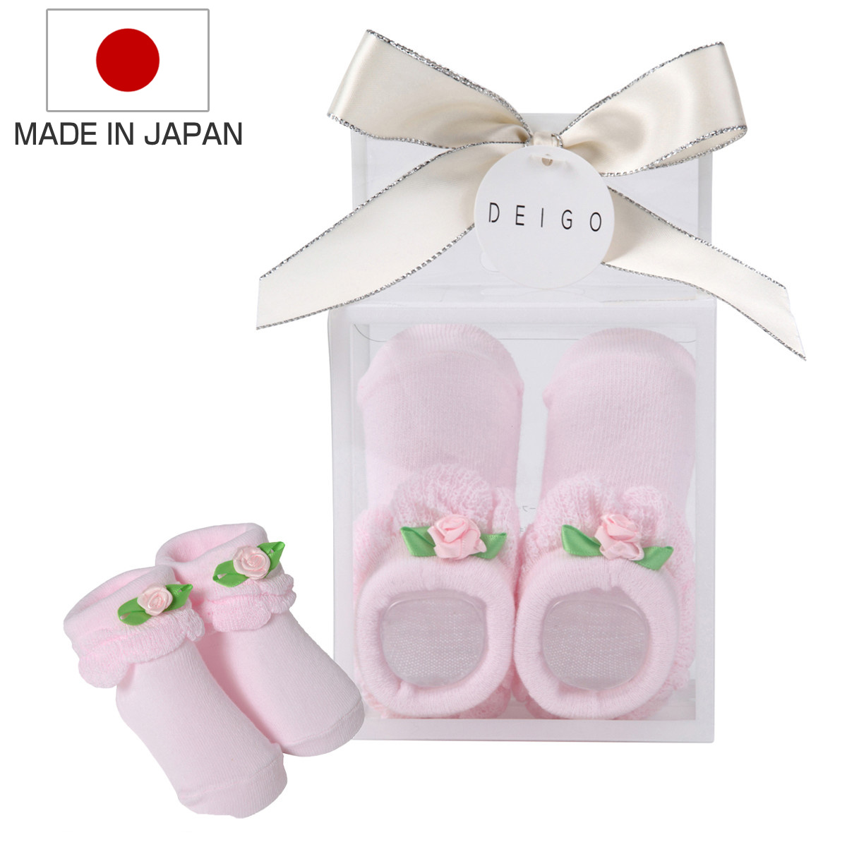 靴下 ベビー プレゼントソックス 女の子 9cm 日本製 出産祝い