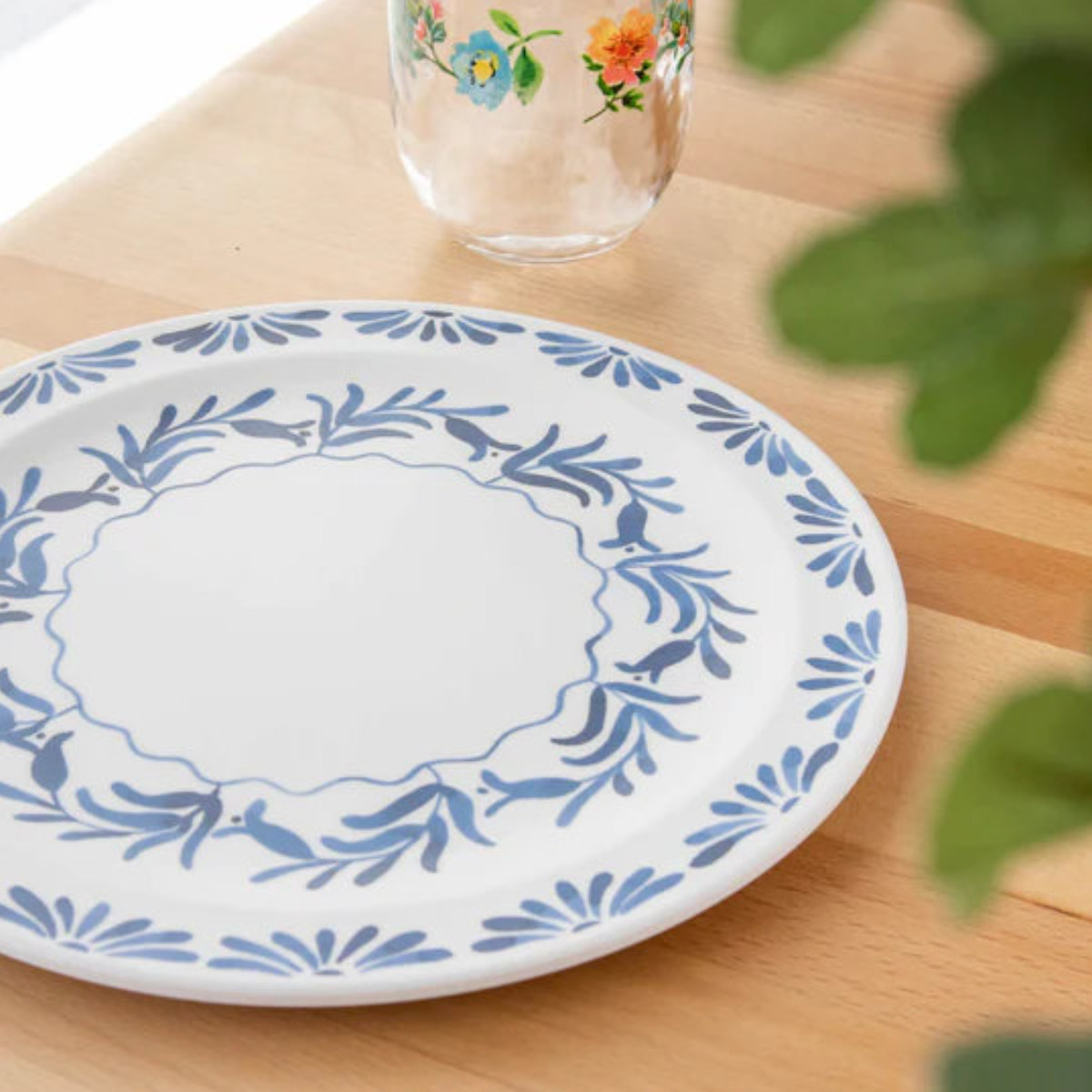 プレート 27cm アズール プラスチック メラミン （ 食洗機対応 お皿