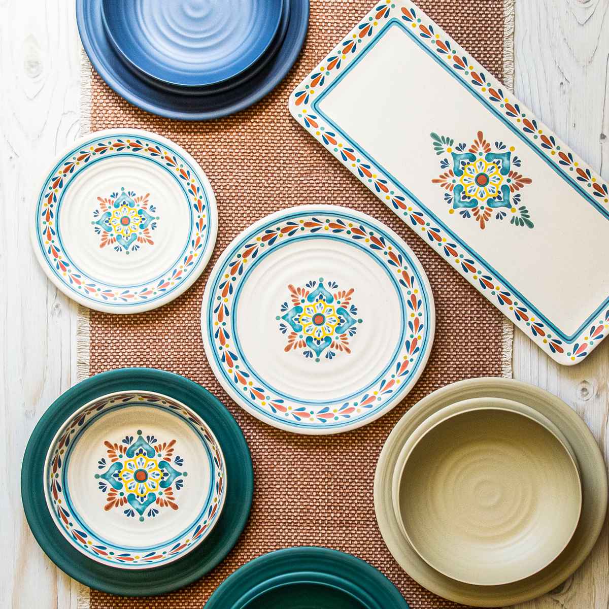 プレート 27cm ラシーナメダリオン Planta プランタ プラスチック