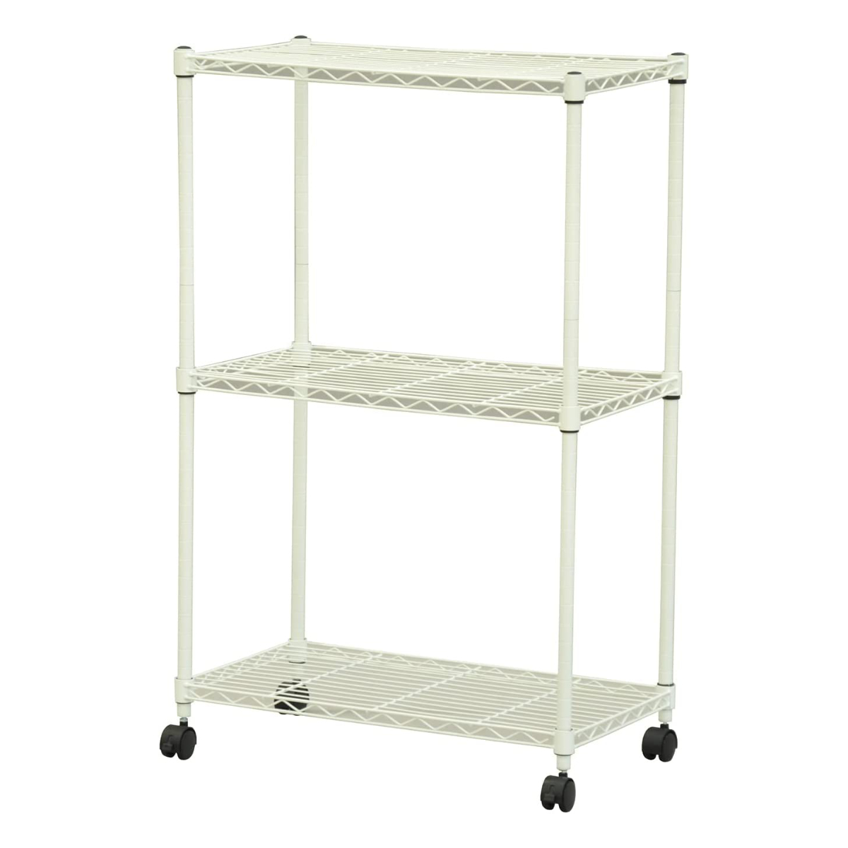 エイ・アイ・エス スチールラック 3段 ミドルタイプ キャスター付 幅