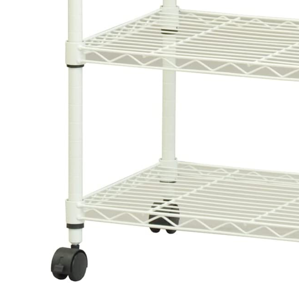 エイ・アイ・エス スチールラック 3段 ミドルタイプ キャスター付 幅