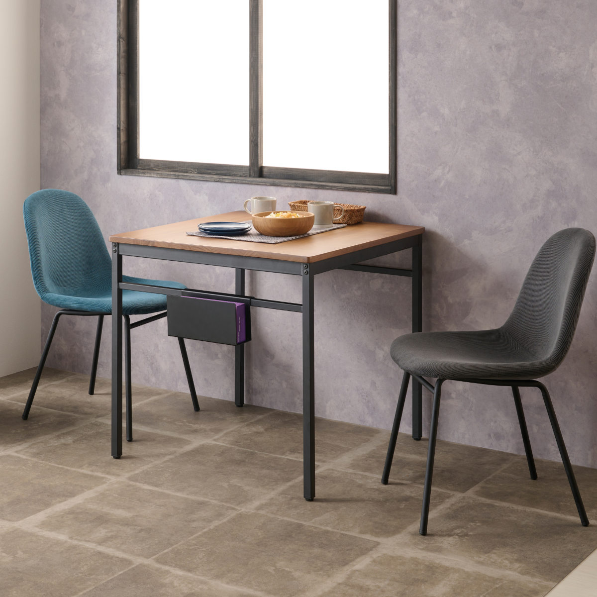 弘益 ダイニングテーブル 幅75cm 2人掛け 木目 （ テーブル 食卓