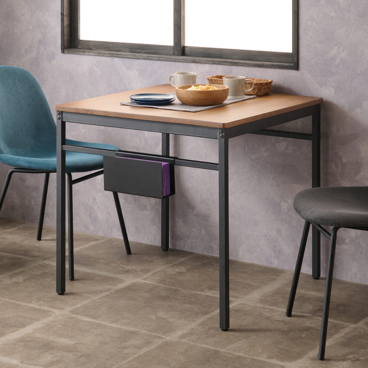 弘益 ダイニングテーブル 幅75cm 2人掛け 木目 （ テーブル 食卓