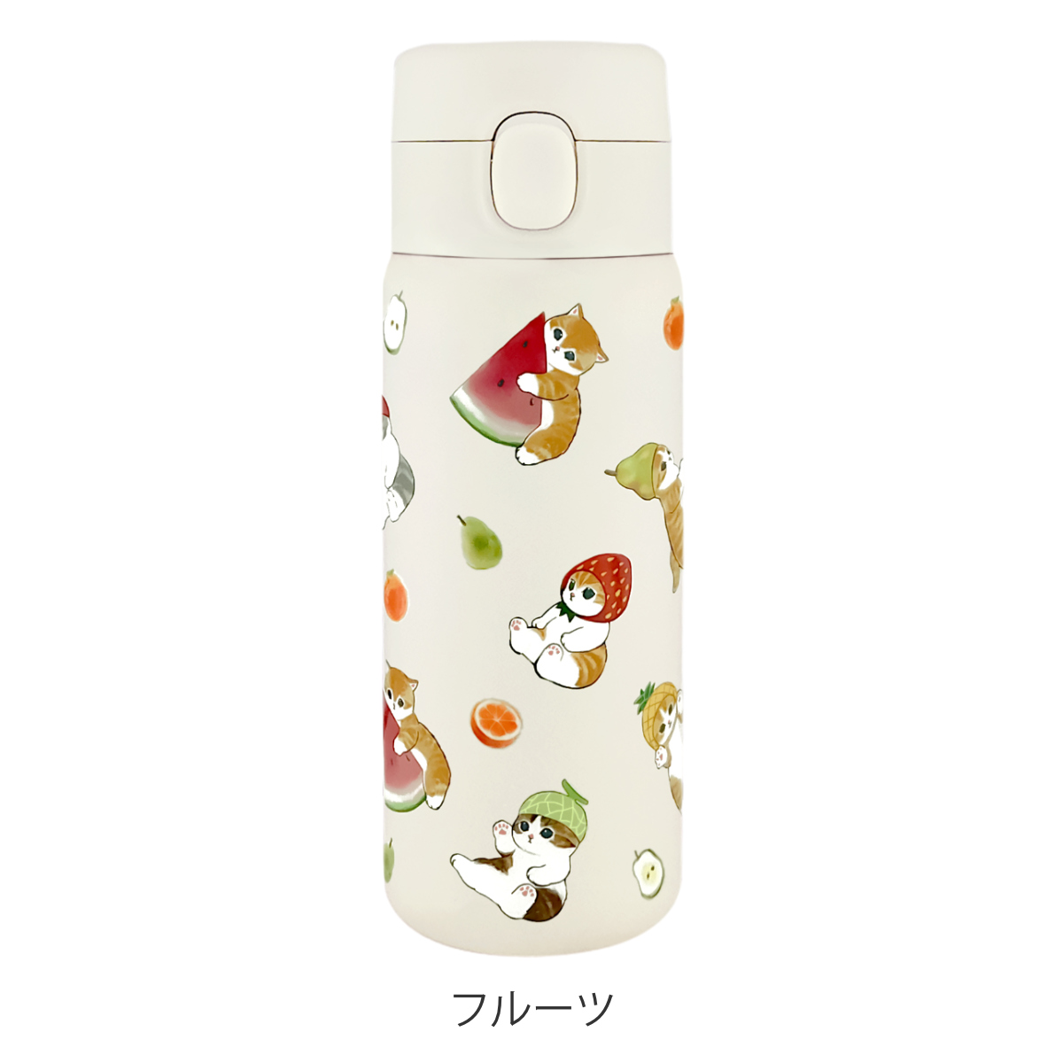 東亜金属 水筒 350ml ステンレスワンプッシュボトル mofusand （ 直