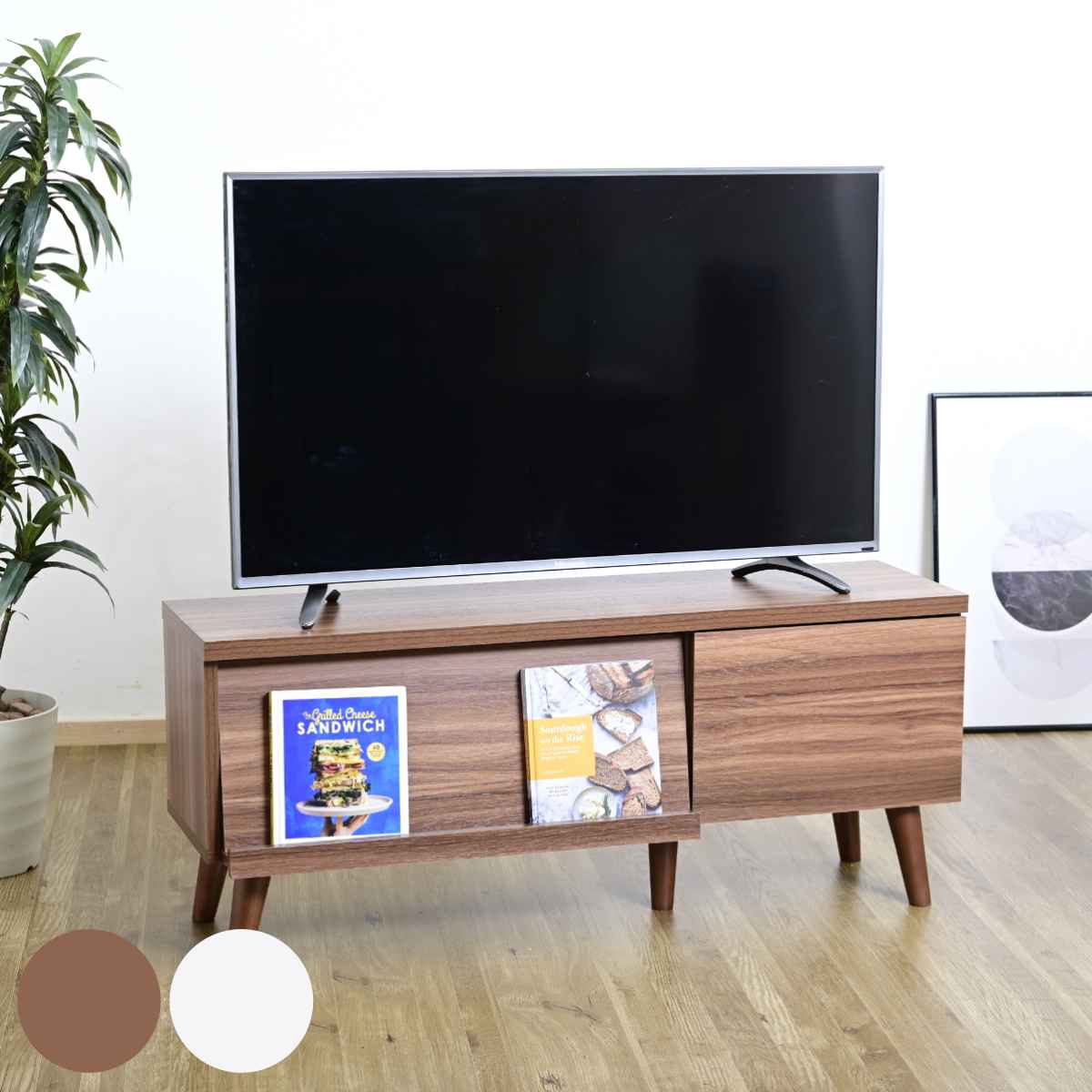 JK-PLAN（ジェイケイ・プラン） テレビ台 北欧風 ローボード 幅105cm