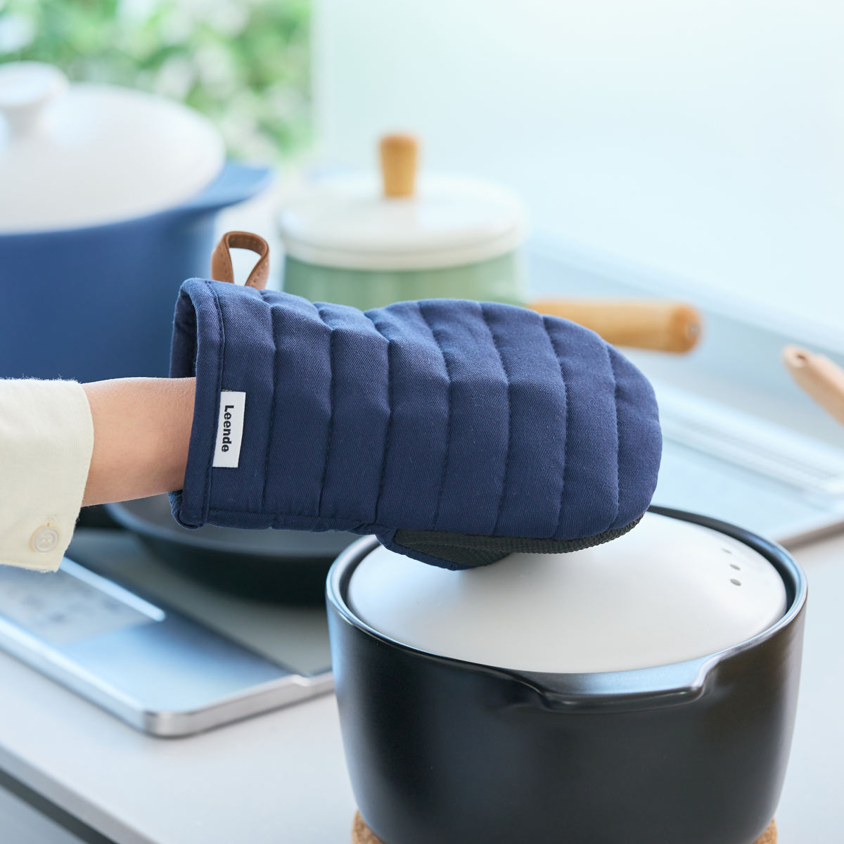 ミトン ルピナス （ 鍋つかみ 鍋掴み オーブングローブ キッチン