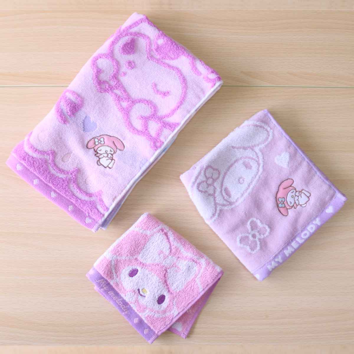 sanrio（サンリオ） ミニタオル マイメロ 25×25cm マイメロディ&クロミ