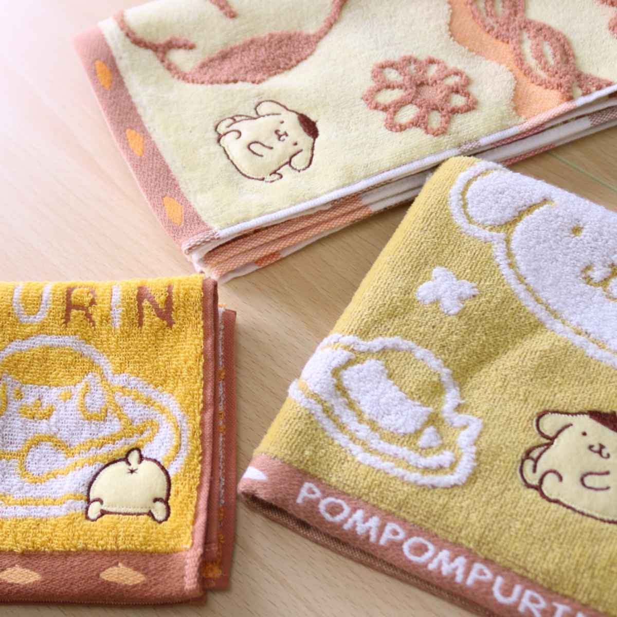 sanrio（サンリオ） フェイスタオル ポムポムプリン パフェ 34×80cm