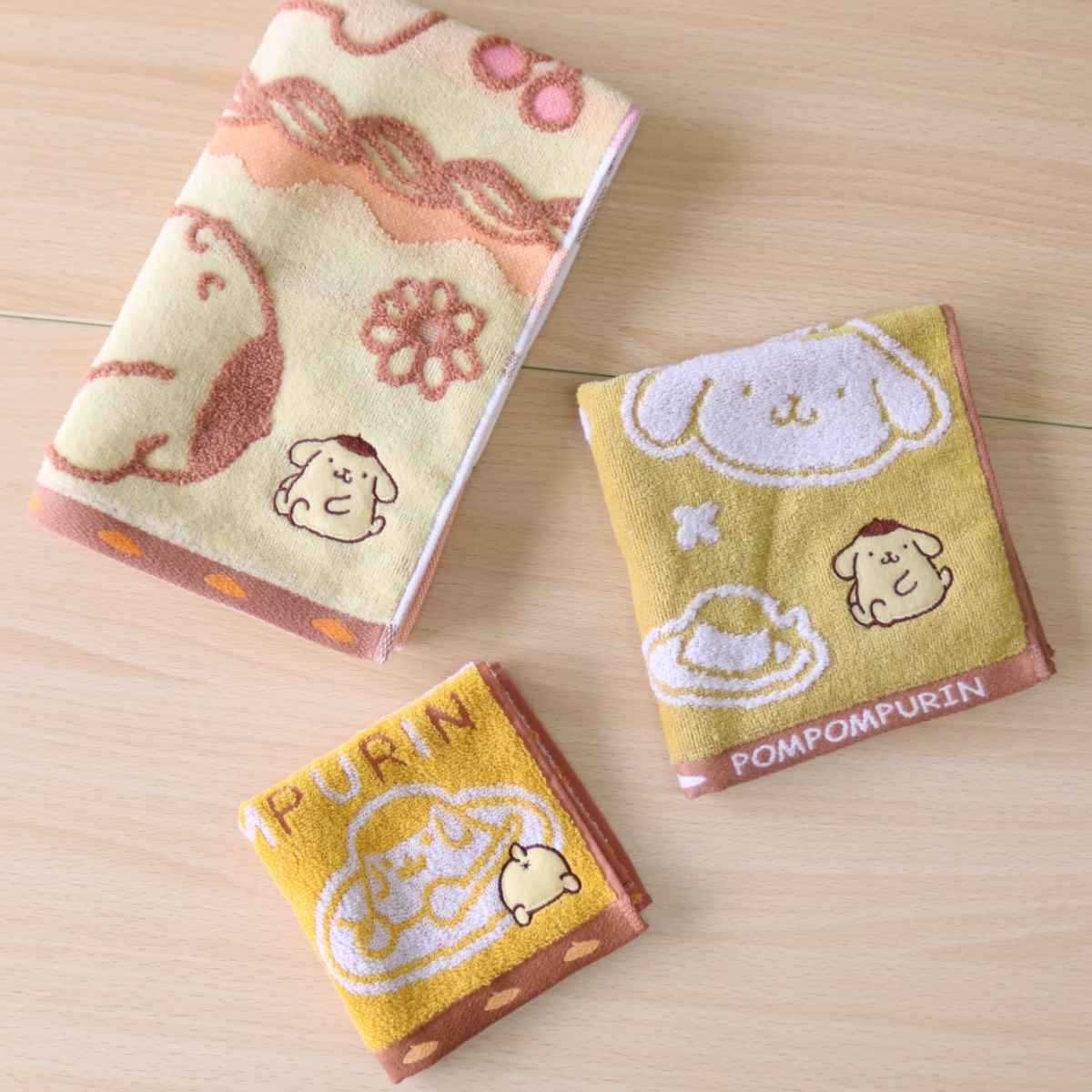 sanrio（サンリオ） ハンドタオル ポムポムプリン パフェ 34×35cm