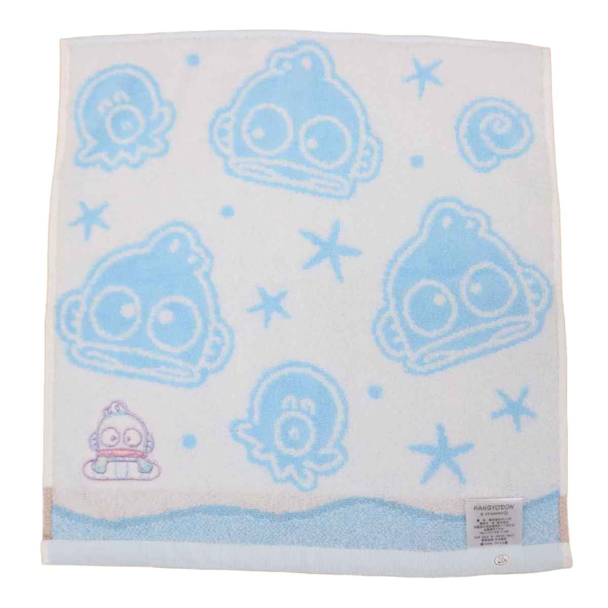 sanrio（サンリオ） ハンドタオル ハンギョドン 34×35cm マリン