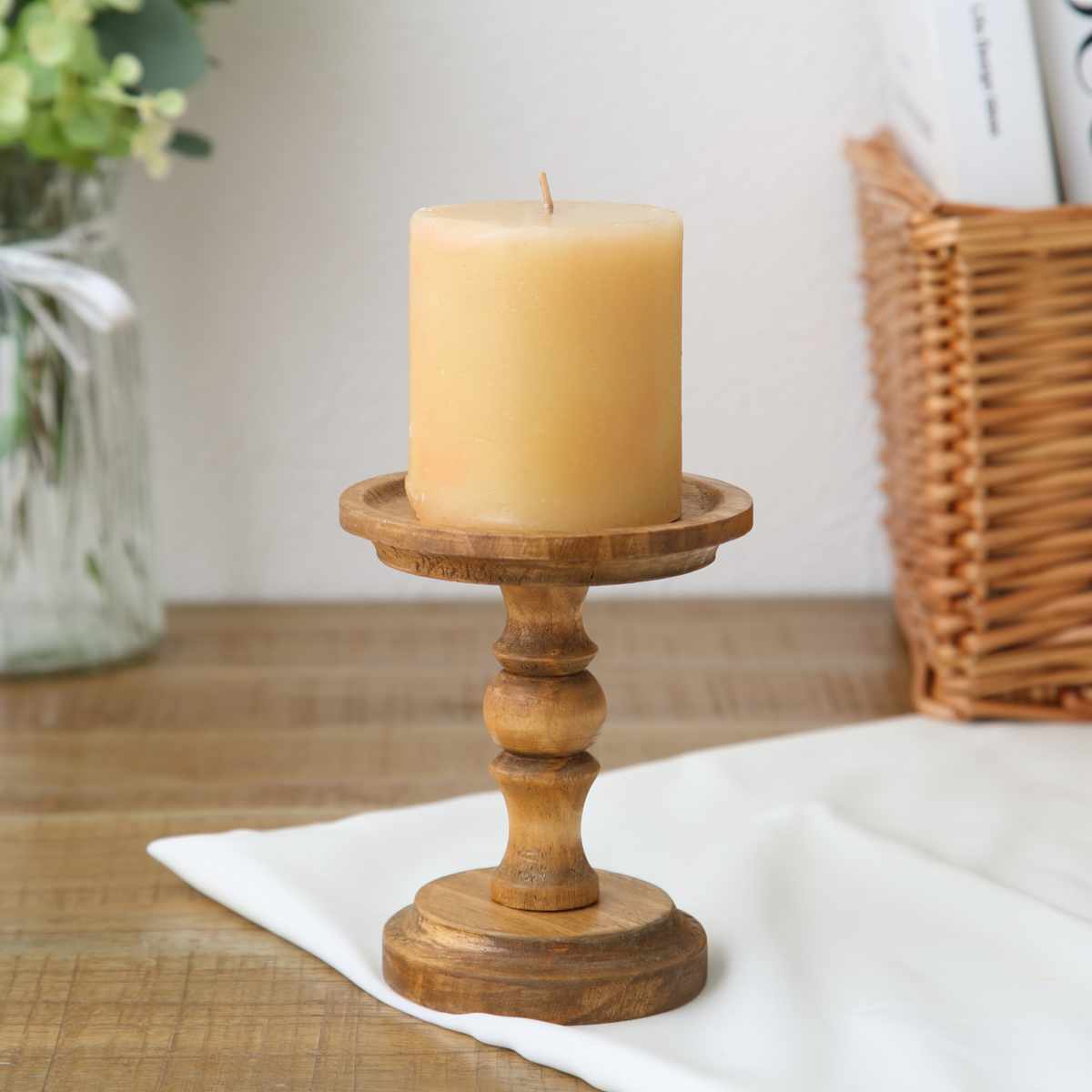 Creer NEIN MARKE パイン キャンドルスタンド Sサイズ 天然木