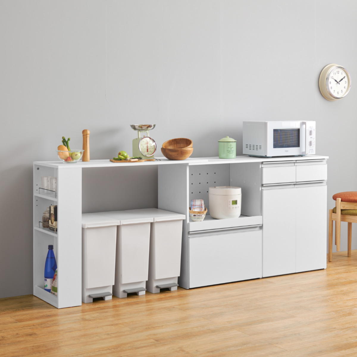 HAGiHARA（萩原） 拡張テーブル 幅89cm 幅118cm専用 キッチン