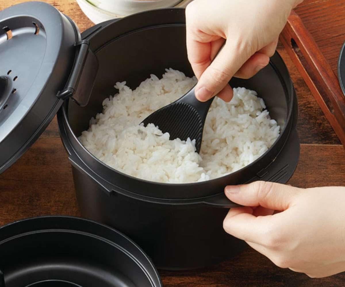 スケーター 電子レンジ 炊飯器 2合用 しゃもじ付き 糖質カット