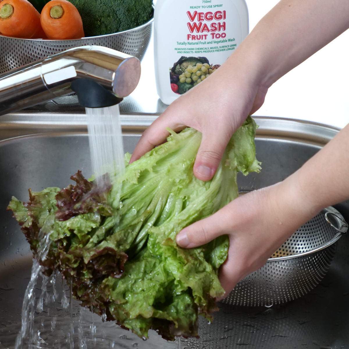 アウトレット） 野菜洗い 750ml Veggi Wash Fruit Too トリガー