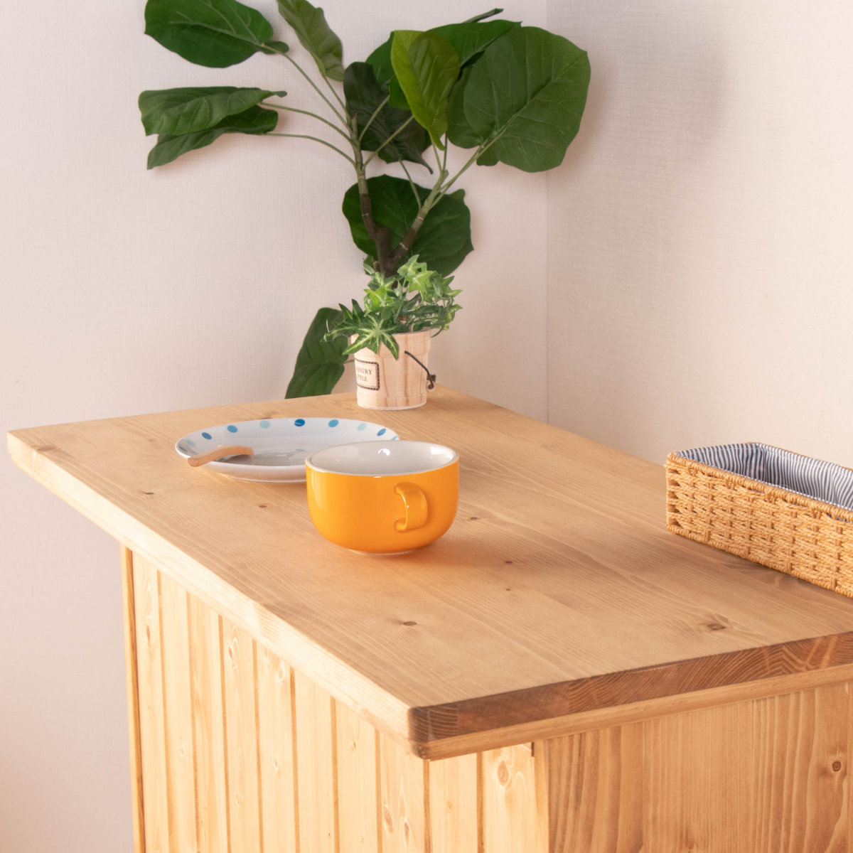 バーカウンター カントリー調 パイン材 Farmer 幅90cm （ カウンター