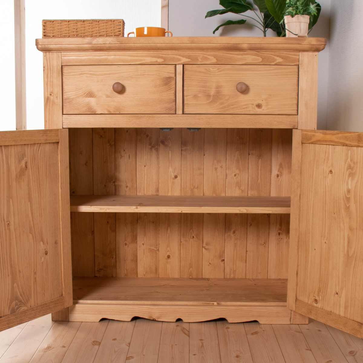 バーカウンター カントリー調 パイン材 Farmer 幅90cm （ カウンター