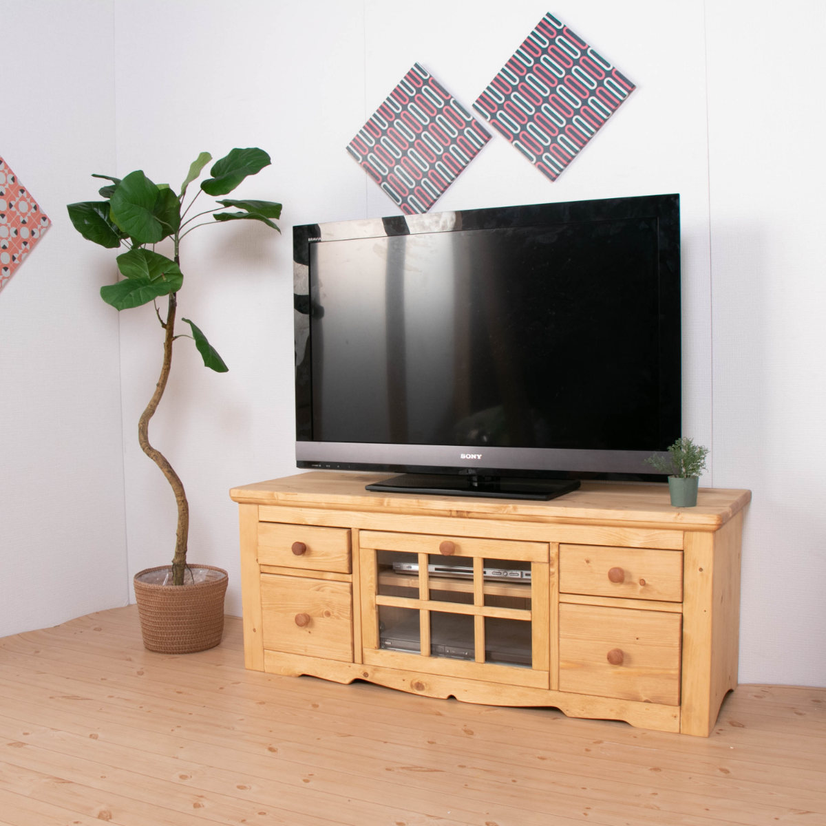 カントリー家具 パイン材（テレビ台、ローボード）｜テレビ台