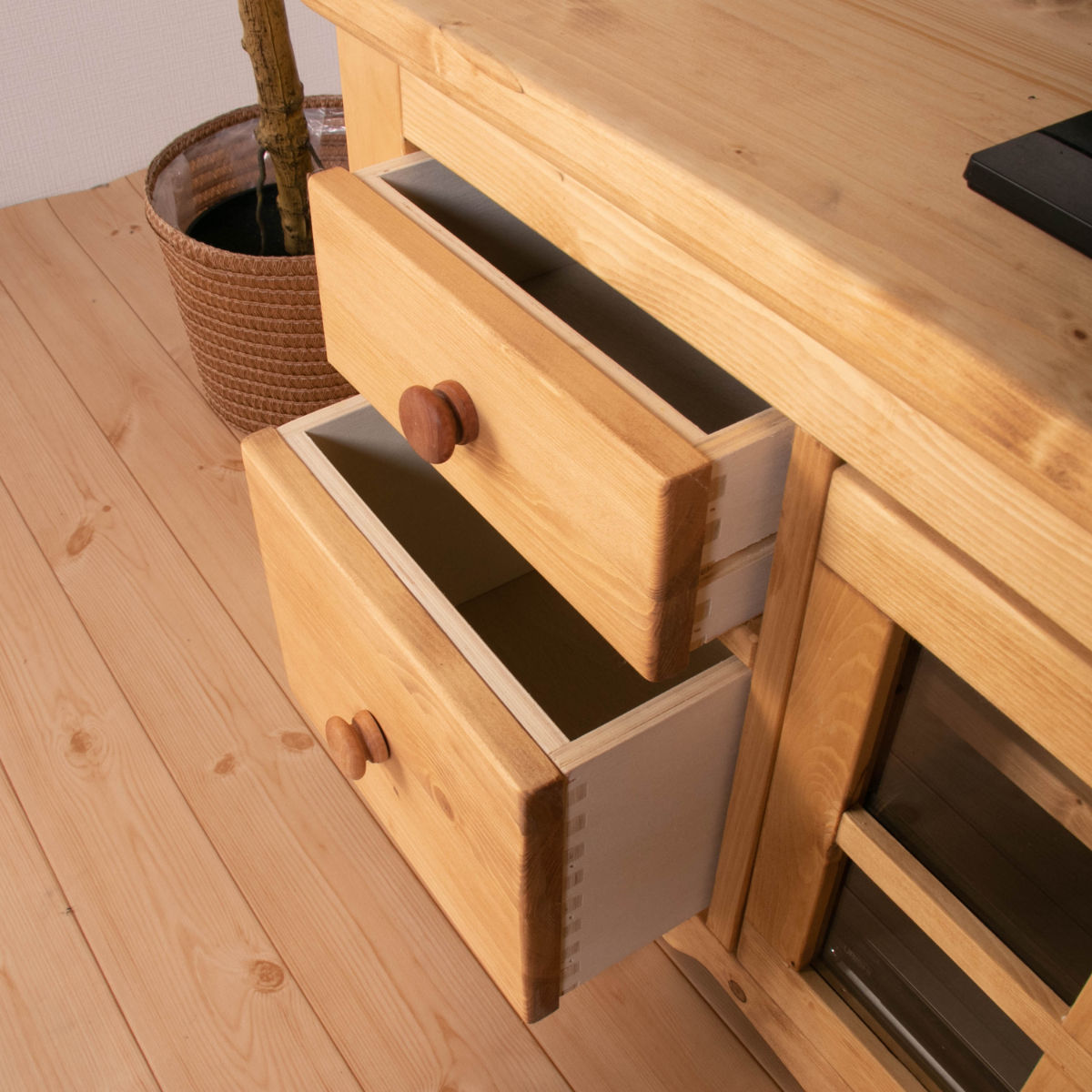 テレビ台 ローボード カントリー調 パイン材 Farmer 幅120cm （ TV