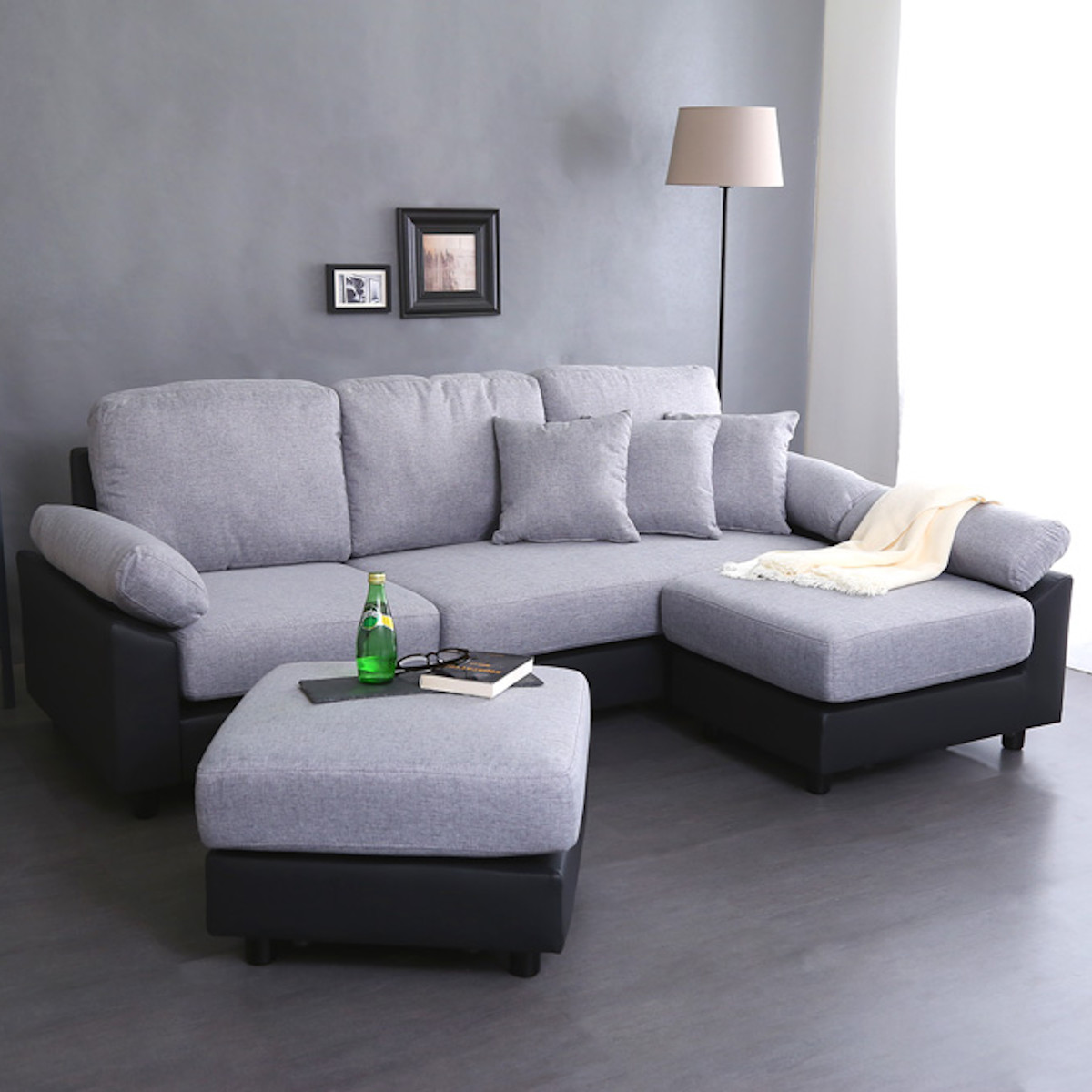 ホームテイスト（HOME taste） ソファ 5人掛け 幅197cm ローソファ 脚