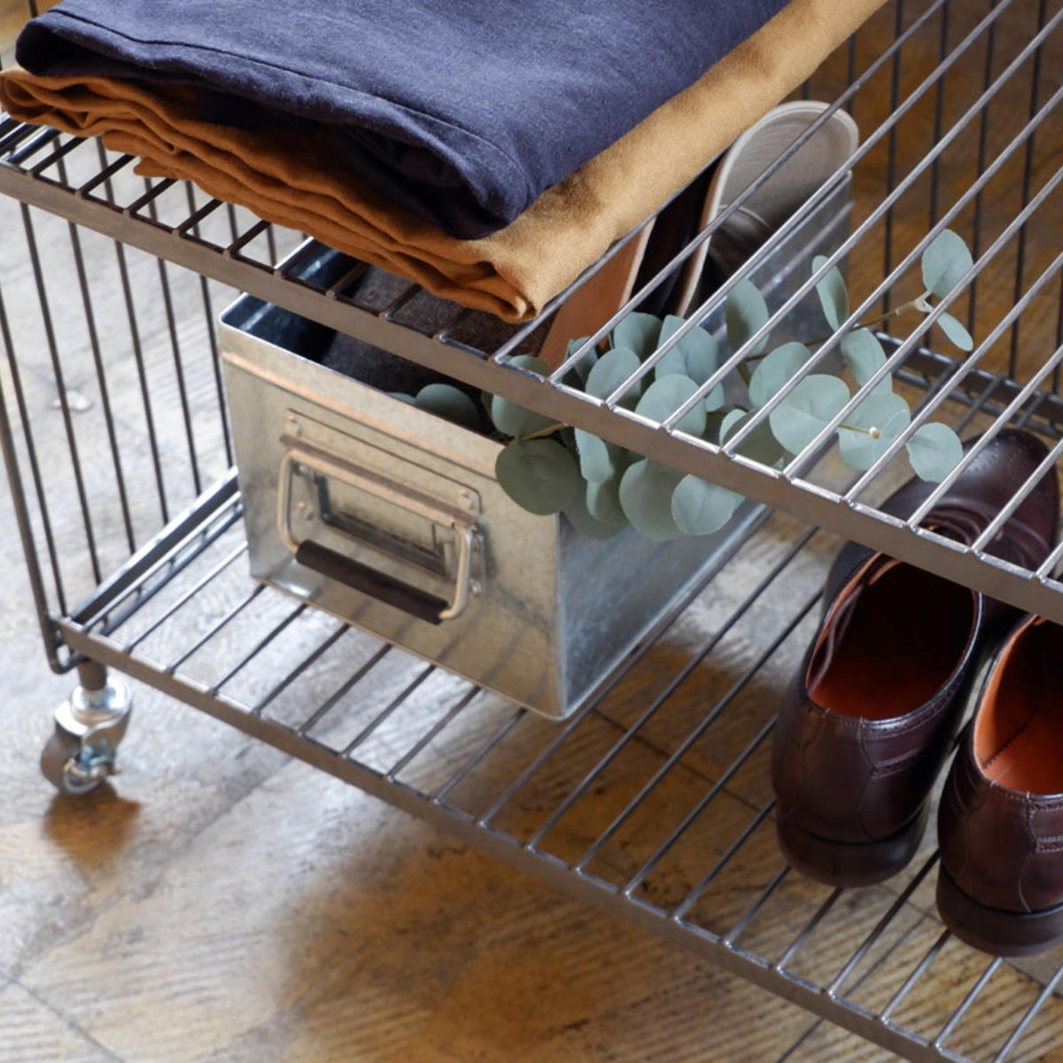COLLEND（コレンド） キッチンワゴン ワイヤーワゴン ワイド シングル