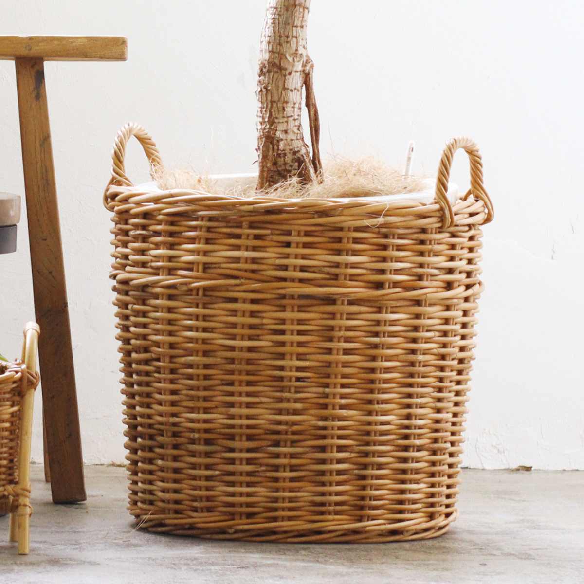 Creer プランターバスケット 10号鉢用 アラログ （ かご カゴ ラタン