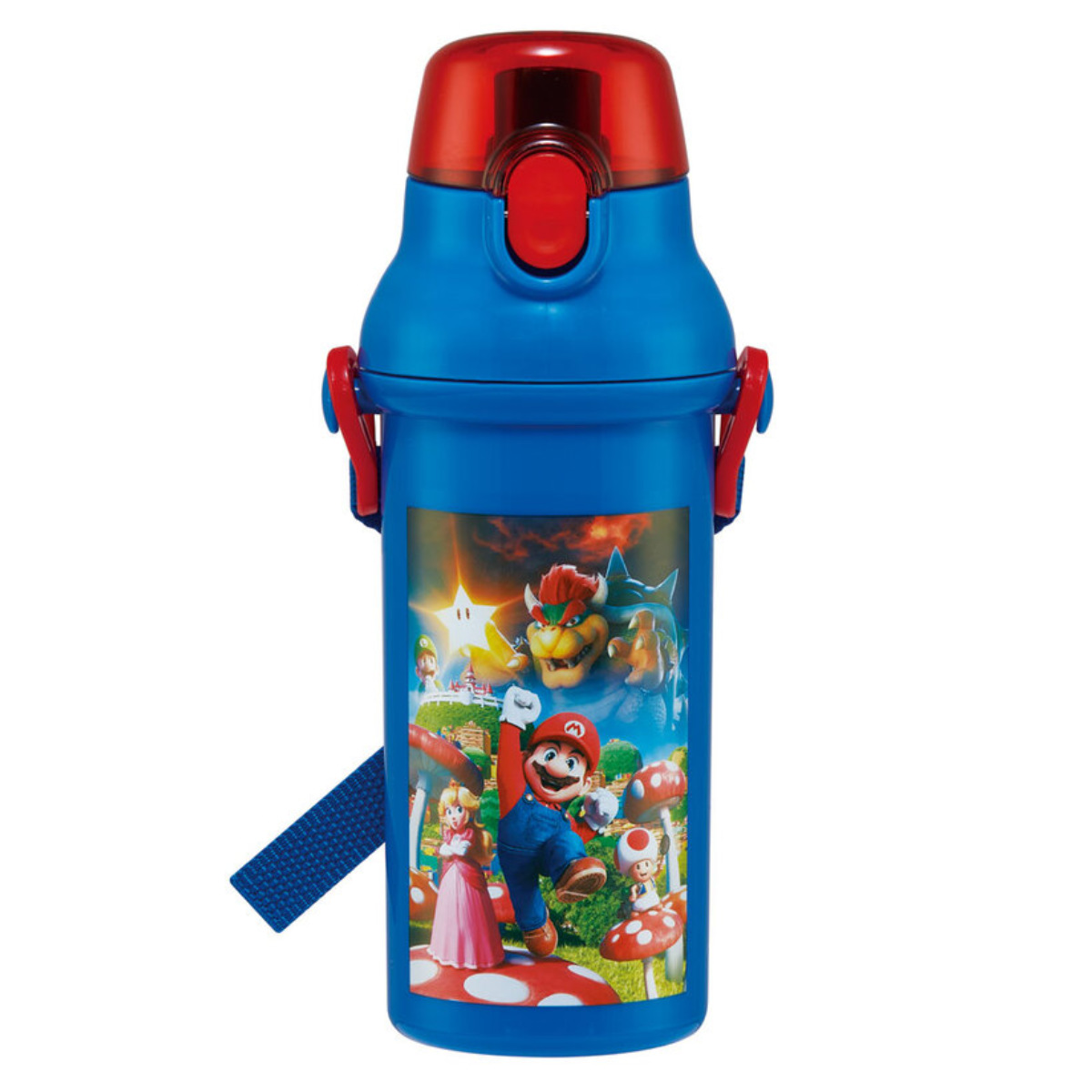 水筒 480ml 抗菌直飲プラボトル マリオムービー （ スーパーマリオ 直 