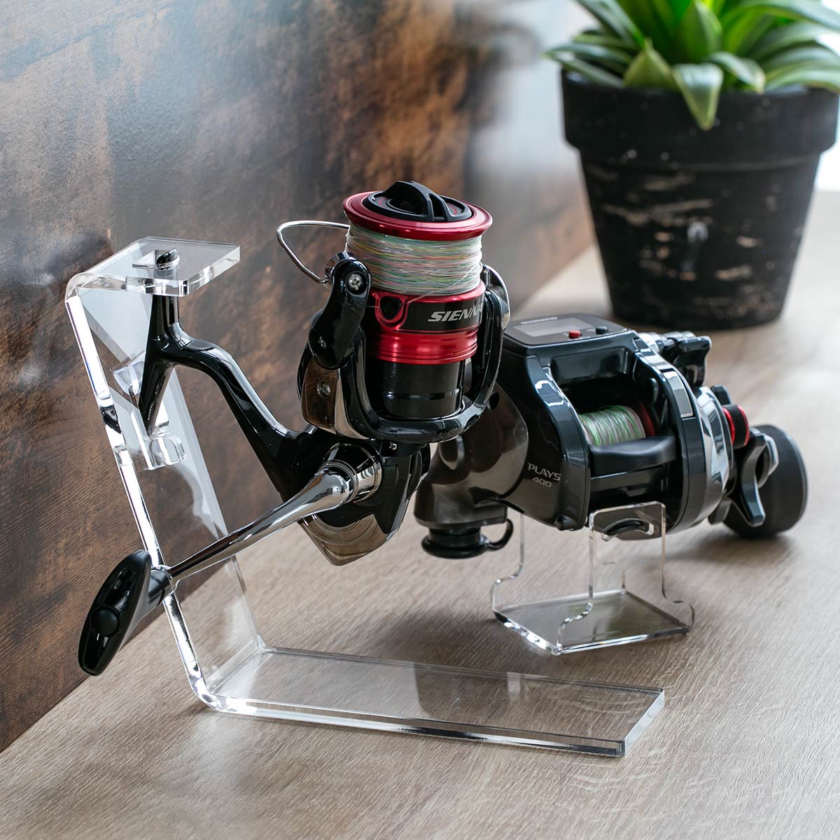 Trytec 特典付き スピニングリールスタンド 2個入り amenist アクリル