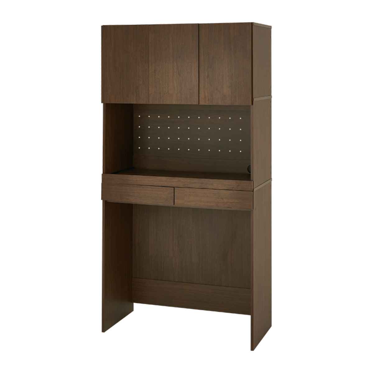 完成品 ゴミ箱 引き出し　ゴミ箱収納 木製北欧 カウンター キッチン棚 ラック HAGiHARA（萩原） キッチンラック 北欧風 ゴミ箱収納ラック 扉付 幅