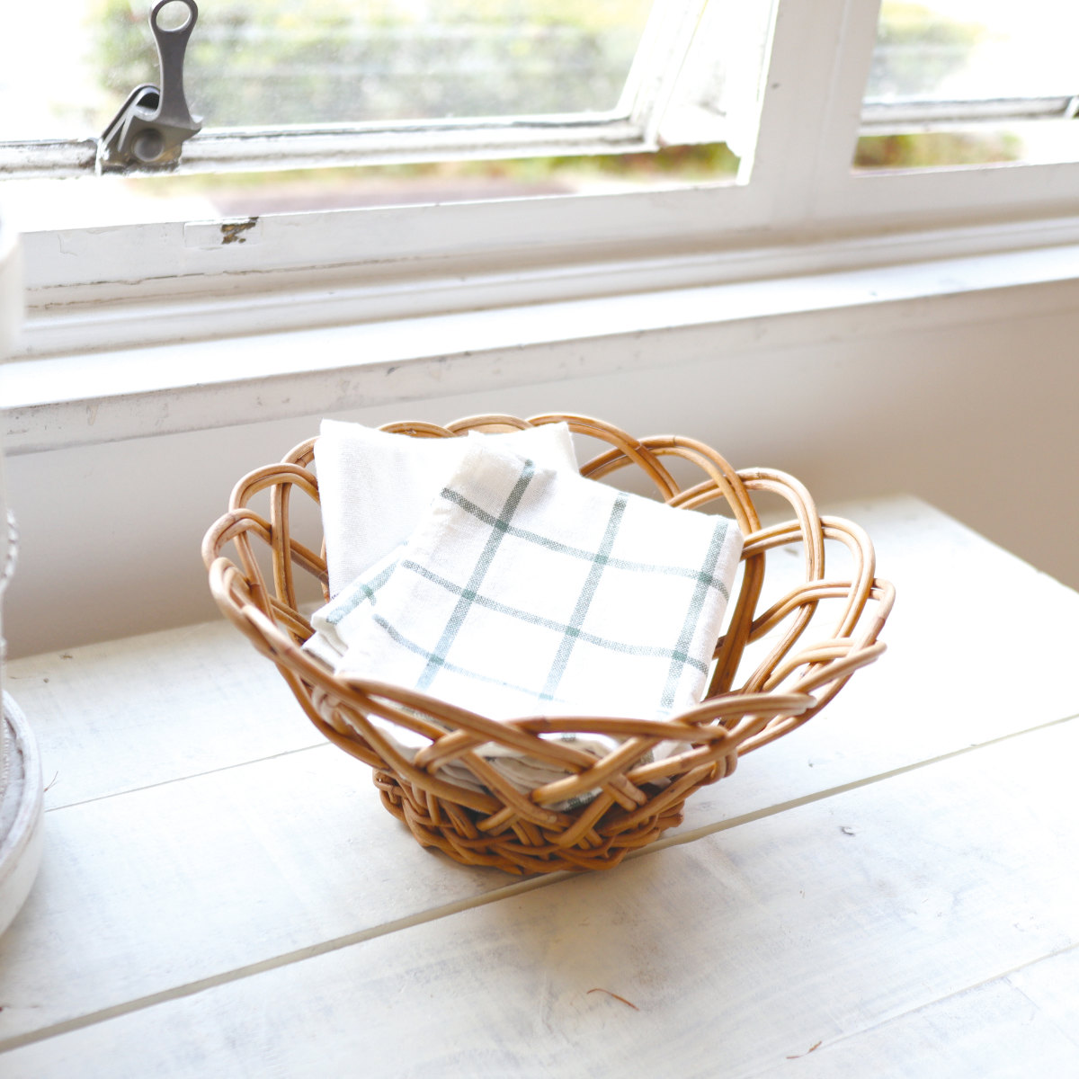 Creer バスケット アラログ 丸かご S ラタン （ かご カゴ 収納 直径