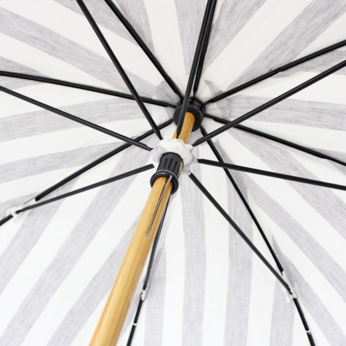 SUR MER（シュールメール） 日傘 長傘 リネンリゾート ストライプ 日本