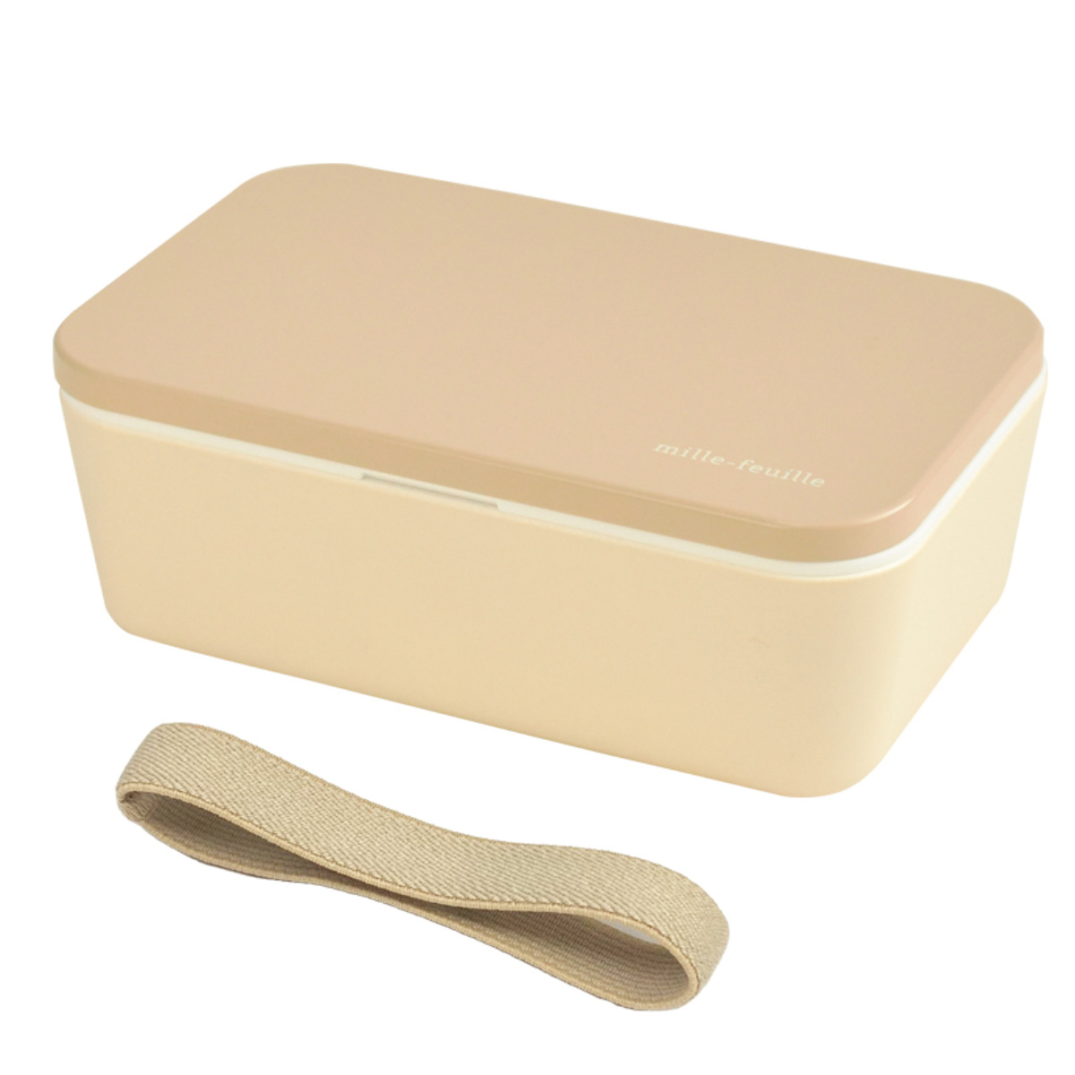 お弁当箱 mille-feuille シンプルランチBOX 1段 600ml （ 弁当箱