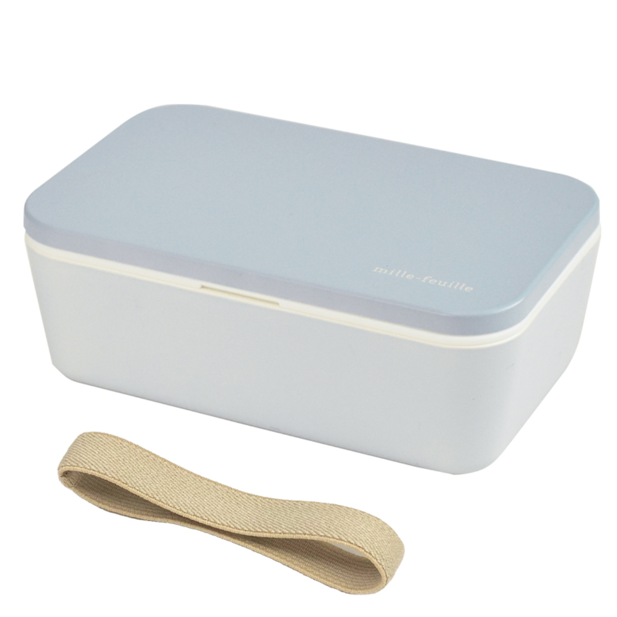 お弁当箱 mille-feuille シンプルランチBOX 1段 600ml （ 弁当箱