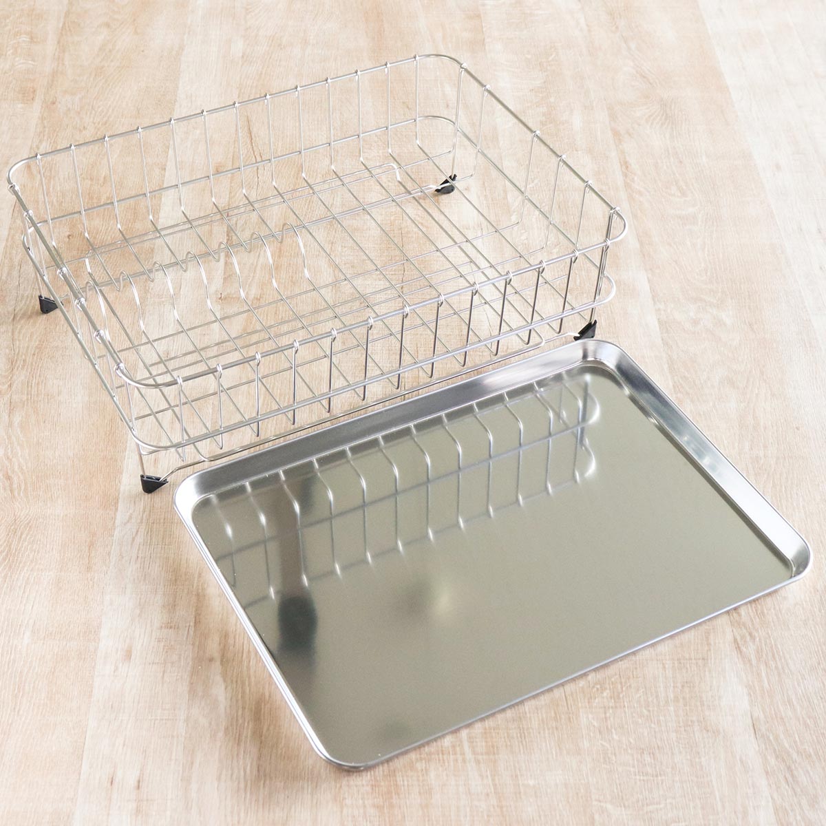 工房アイザワ ながしこもの 水切りラック 皿立シンクラック 大