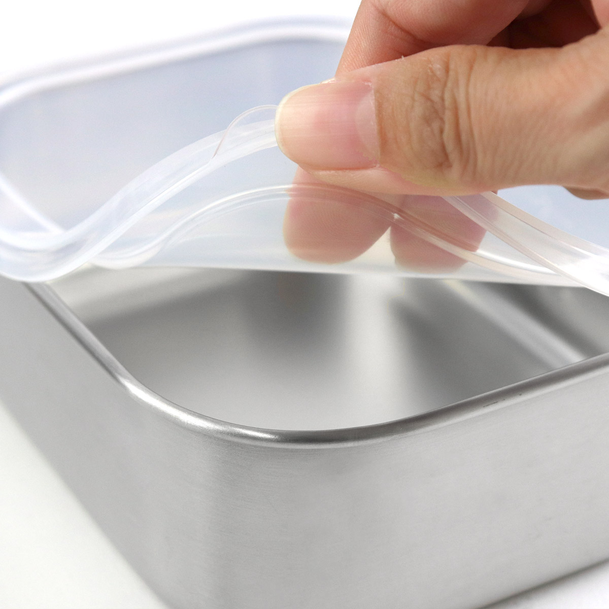 工房アイザワ 保存容器 750ml UTILE 目盛付角長容器浅型 M （ aizawa