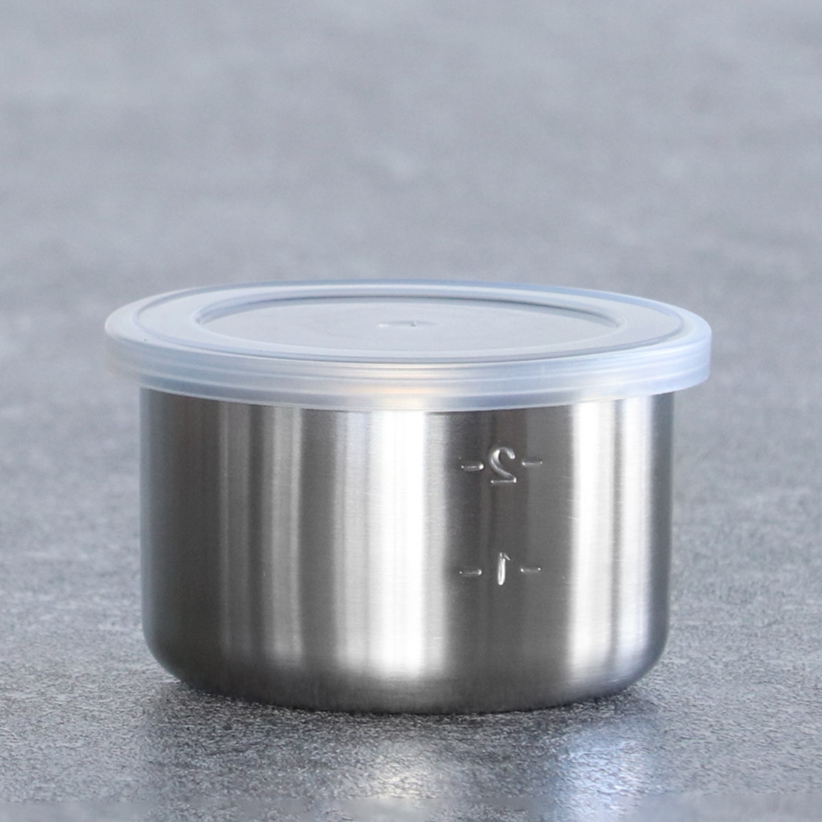 工房アイザワ 保存容器 160ml UTILE 目盛付丸容器 SS （ aizawa