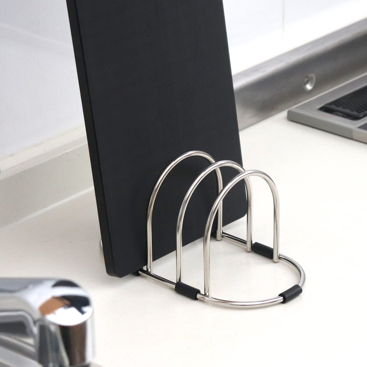 工房アイザワ ながしこもの まな板スタンド まな板3枚立て （ aizawa