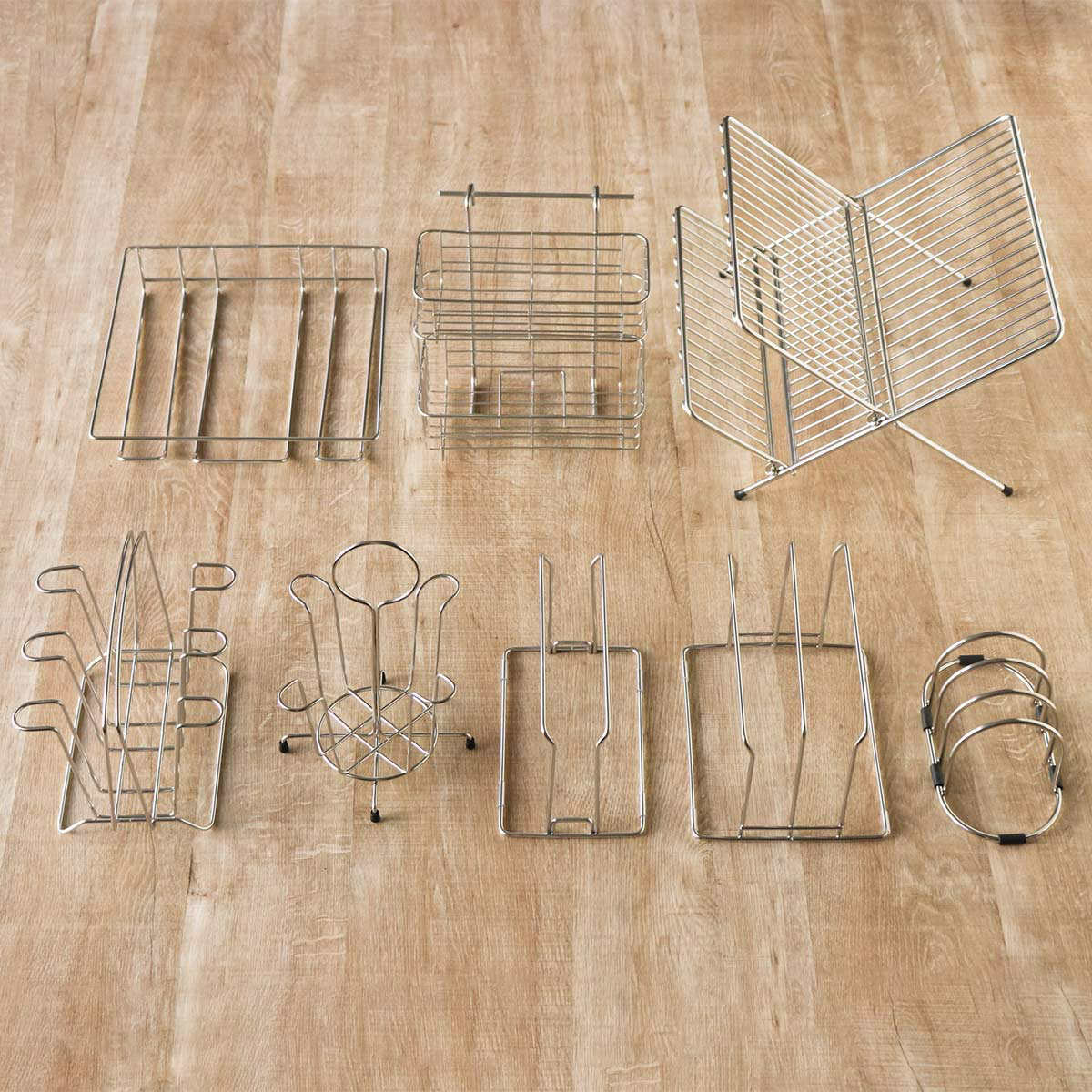 工房アイザワ ながしこもの まな板スタンド まな板3枚立て （ aizawa