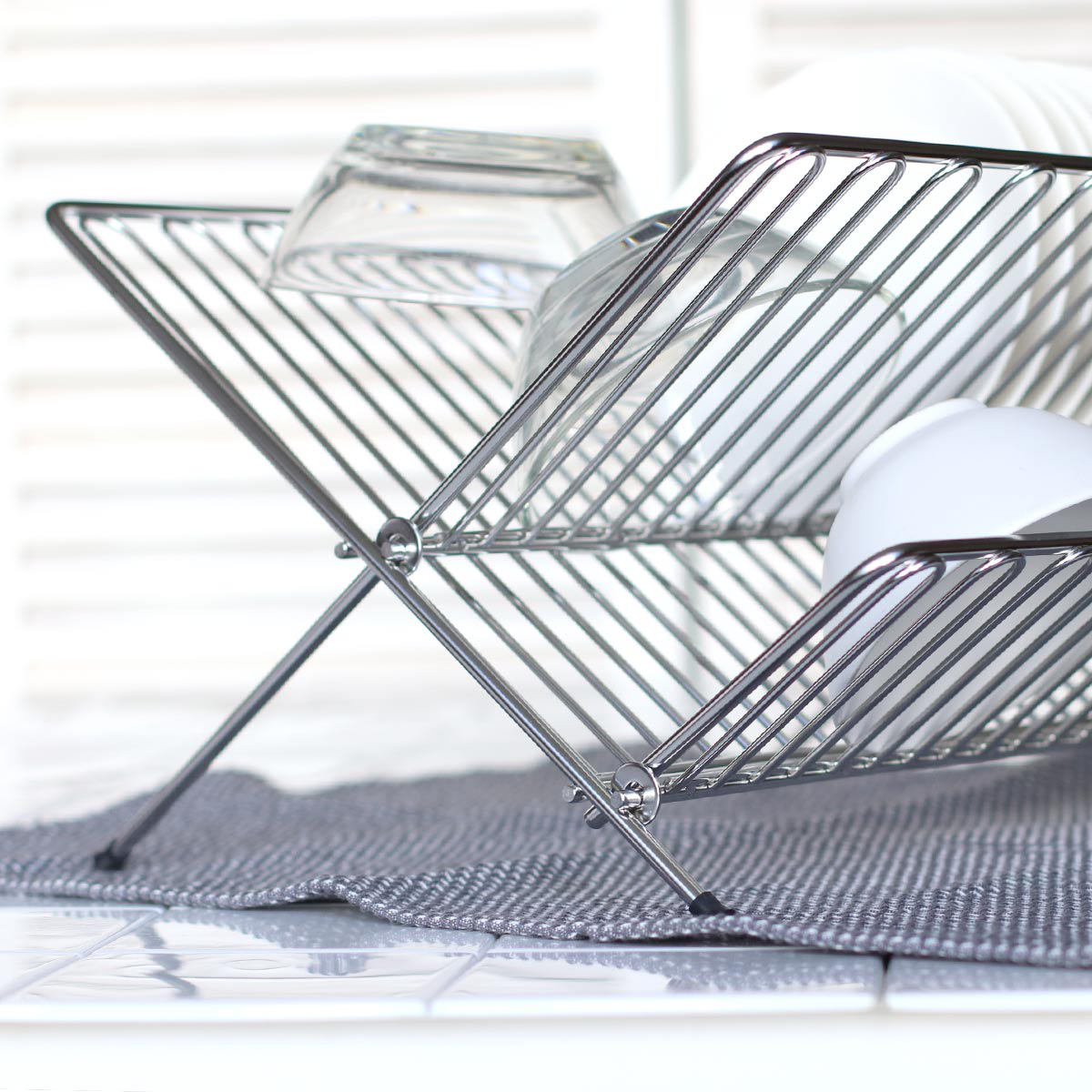 工房アイザワ 特典付き ながしこもの 水切りラック プレートスタンド