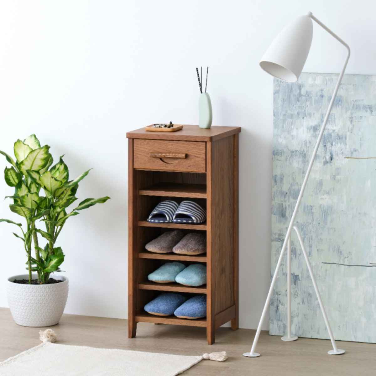 カントリー家具風スリッパラック カントリー家具風スリッパラック