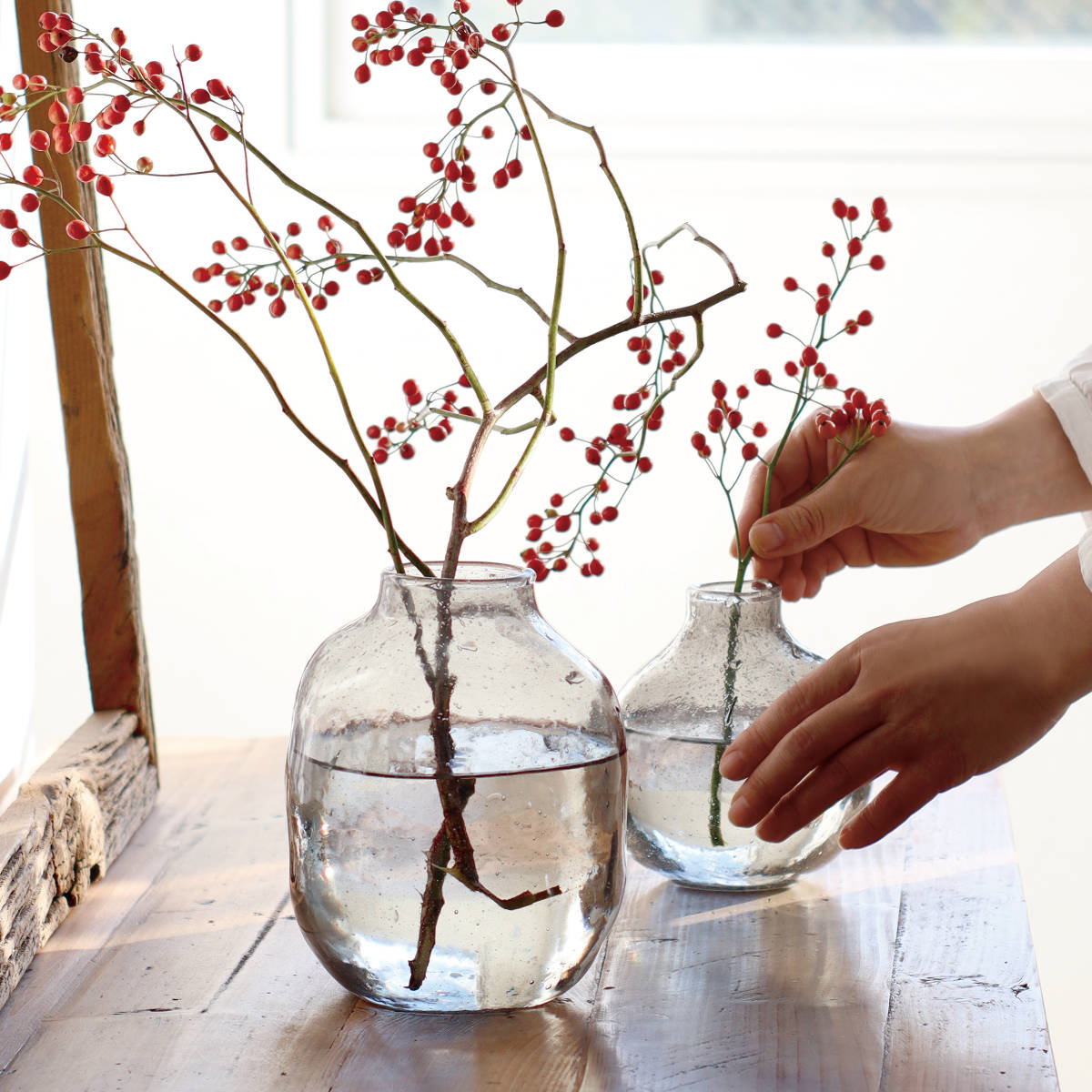 花瓶 バブルベース L シナリー 一輪挿し （ 花ビン 花びん 花器 ベース