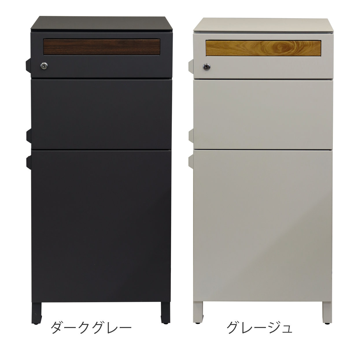 宅配ボックス 郵便ポスト 2段タイプ ジャン （ 宅配 ボックス ポスト一