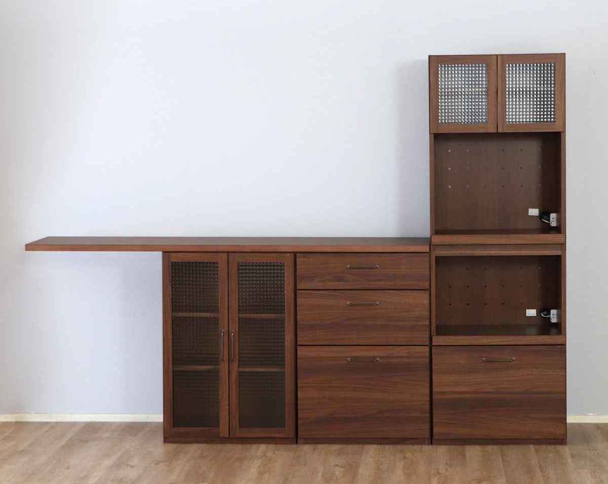 東馬（Tohma） 組合せ家具 キャビネット ガラス戸タイプ TRACT 約幅