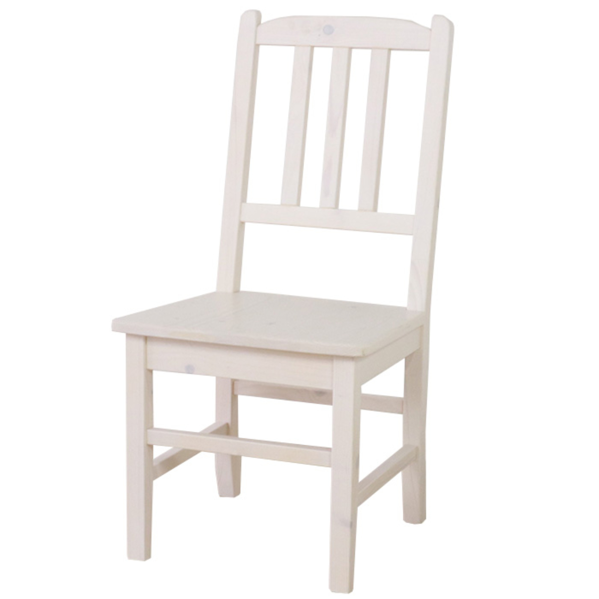 ダイニングチェア 同色2脚セット 天然木 カントリー 背もたれ 座面高