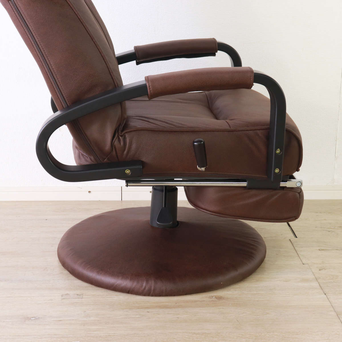 高座椅子 高齢者 回転 リクライニング フットレスト 肘掛 座面高40