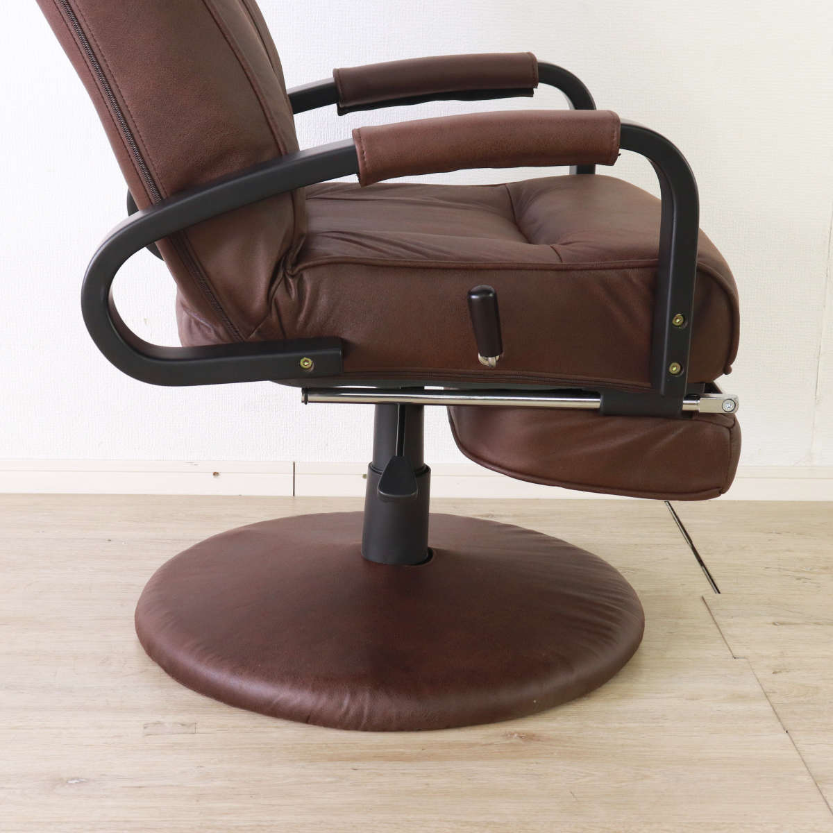 高座椅子 高齢者 回転 リクライニング フットレスト 肘掛 座面高40