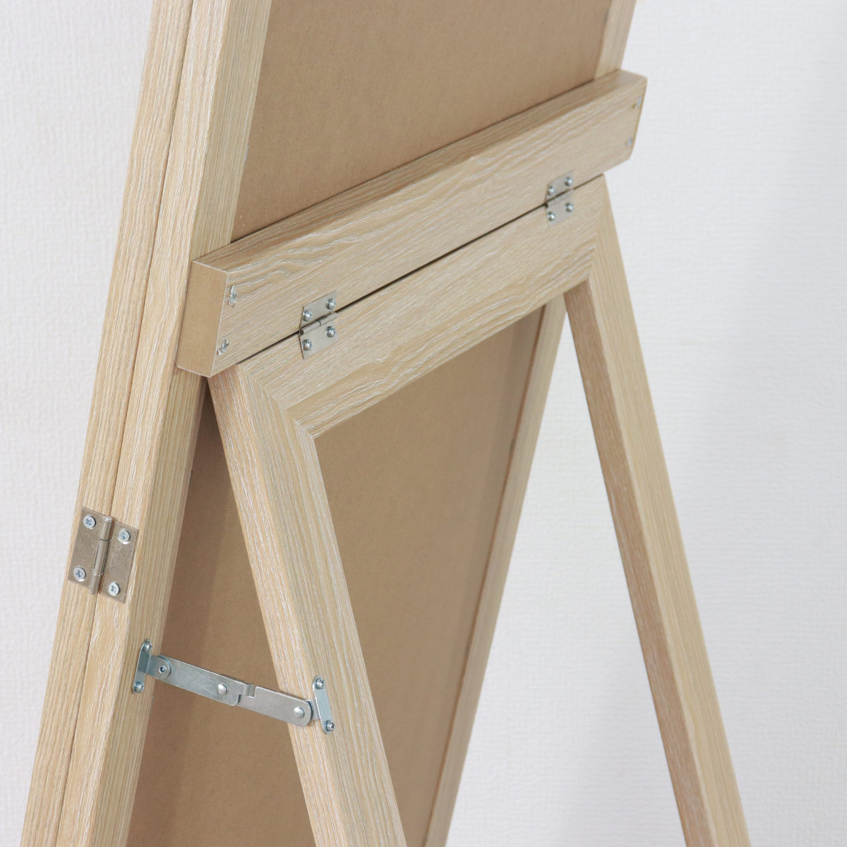 スタンドミラー 全身 木目調 三面鏡 50〜100×160cm （ ミラー 鏡 姿見