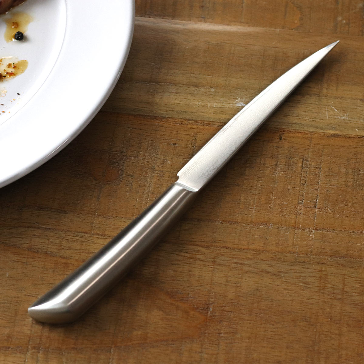 ステーキナイフ 22.5cm 濃州正宗作 ダマスカス ステンレス （ 食洗機