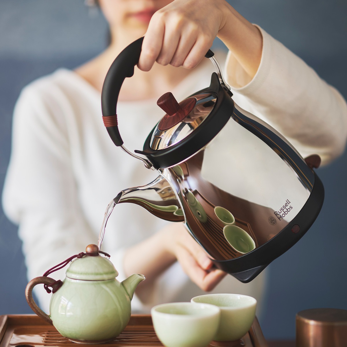 fuji　ラッセルホブズ　電気ケトル RUSSELL HOBBS（ラッセルホブス） 電気ケトル 1L ステンレス製 ケトル