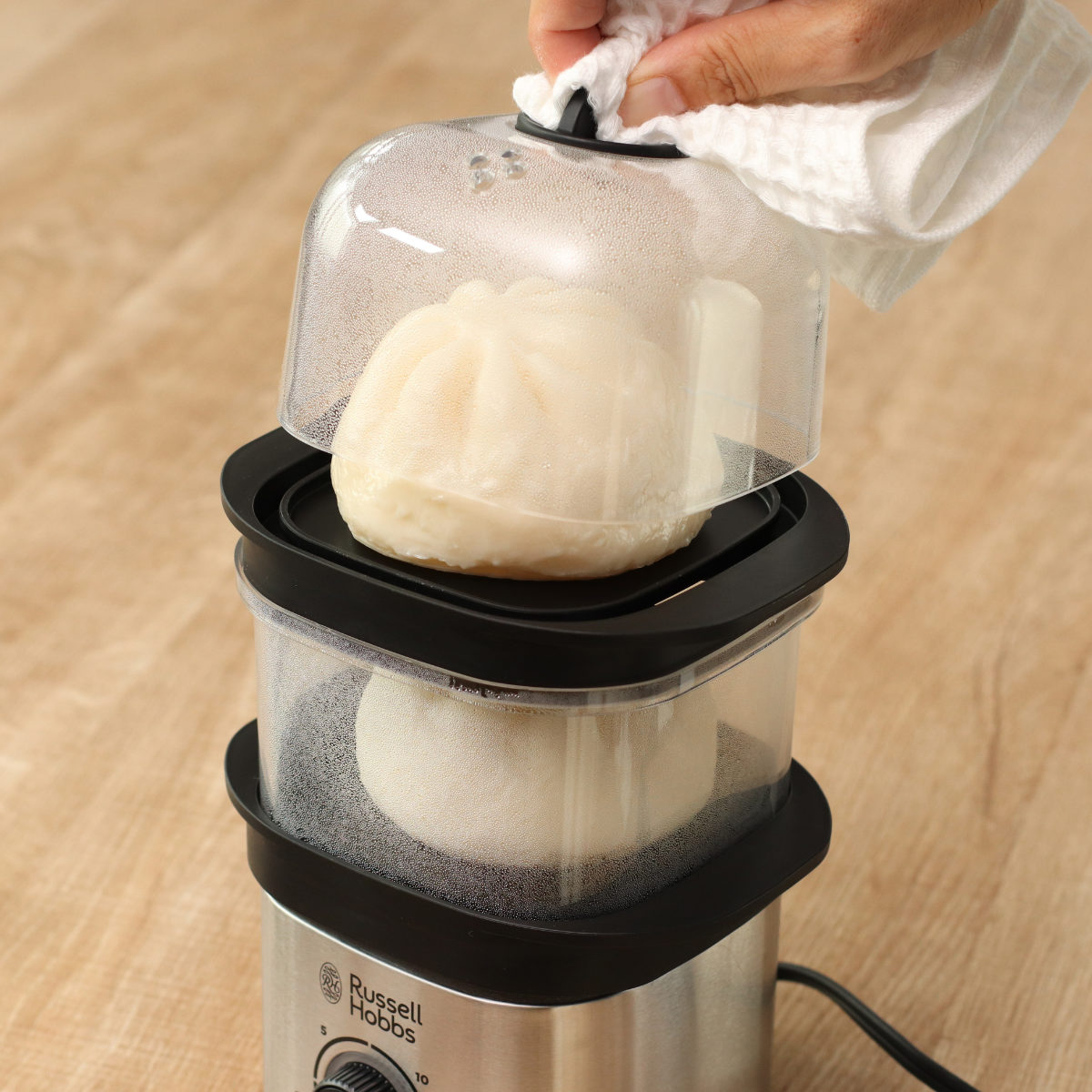 未使用品　Russell Hobbs ラッセルホブス　MINI STEAMER ミニスチーマー　蒸し器　札幌　西岡発　 お取り寄せ】Russell Hobbs (ラッセルホブス) クイックミニスチーマー